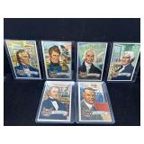 6 Topps 1952 Presidential Cards