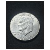 1977 Eisenhower Dollar Coin with Bald Eagle Revers