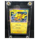 Zapdos Pokemon Card 065/162 in Protective Clear Ca