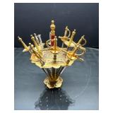 Toledo Spain Mini Sword Picks Cocktail Barware wit