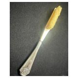 Vintage Childï¿½s Brush with Sterling Silver Marked