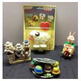Miscellaneous Toys Including Figurines and Rock 