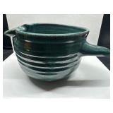 Handcrafted Ceramic Mixing Bowl with Pouring Spout