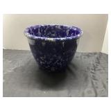 Bennington Pottery Cobalt Blue Spongeware Bowl, Ve