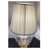 Vintage Lamp With Shade, Approximately 27 Inches T