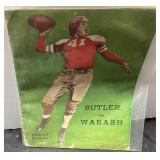 1937 Butler vs. Wabash Football Program