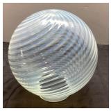 Swirl Glass Shade, Approximately 8 x 8 Inches