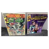 Two Bronze Age Marvel Amazing Spider-Man Comic Boo