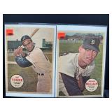 1968 Pack Inserts Featuring Joe Torre and Denny Mc