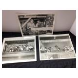 Three Vintage Pictures with Autographed Backs