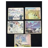 1941 Gum Inc. Uncle Sam-Sailor Cards Lot of 5
