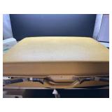 Vintage Samsonite Hard Shell Suitcase Yellow Lugga