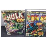 Bronze Age Marvel Comics Featuring Hulk and Iron M