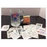 Richard Petty Lance Racing Glass Mug with NASCAR C