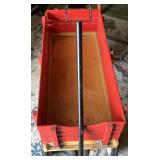 Radio Flyer Town & Country Wagon, Red and Wood, 20