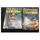 2 National Lampoon Magazines, October and December
