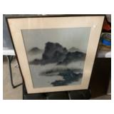 Framed Artwork by David Lee, Dated 1978, 25×21 Fra