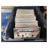 Large Tote of Unchecked LP Records, Approximately