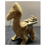 Parasaurlophus Dinosaur Toy with Saddle Accessory