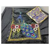 Embroidered Table Runner and Small Cloth Set