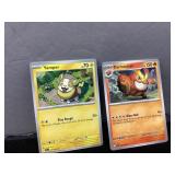 Yamper and Darmanitan Pokémon Trading Cards