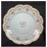 Haviland Limoges 9 1/2" Gold Rim Dinner Plate
