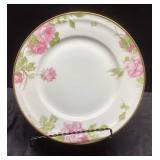 Haviland Limoges Gold Rim 9 3/4" Plate with Floral