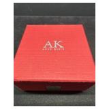 Anne Klein Crystal Brooch in Original Red Box