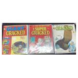 3 Cracked Magazines Including Giant, Super, and Cr
