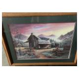 Framed Artwork Signed by Arnold McDowell, 31"x25"