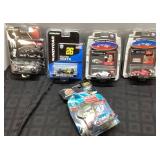 Five Die-Cast IndyCar and NASCAR Model Cars in Ori