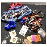 Lanyards and Keychains Lot