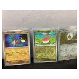 3 Pokemon Cards Featuring Hawlucha, Tatsugiri, and