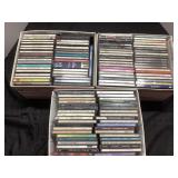 Music CDs in Four Boxes
