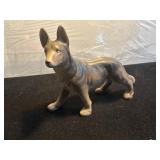 1960s Japan Ceramic German Shepherd Figurine