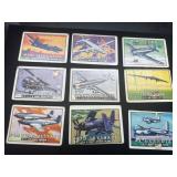 1952 Topps US Military Wings Cards Lot of 9