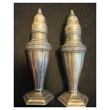 Vintage Salt and Pepper Shakers With Ornate Design