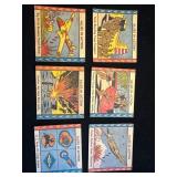 6 Vintage 1940s 'Allies in Action' Pictogram Cards