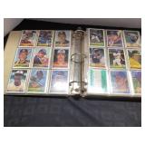 Binder With 36 Pages of Unchecked 1980's Baseball
