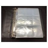 Binder With Over 70 Pages for Card Collection