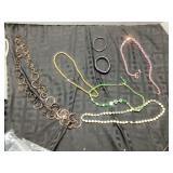 Jewelry Lot Featuring Necklaces, Bracelets, and Ba