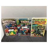 Three Marvel Comic Books Featuring Vision, the Thi
