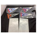 7 NFL Team Pennants in Original Packaging