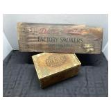 Dixie Maid Factory Smokers Box Top and San Felice