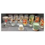 Miscellaneous Cartoon Glasses and Decorative Items
