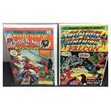 Marvel Comics Bronze Age Spider-Man and Captain Am