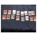 16 1915 Cracker Jack Baseball Player Cards by Bord
