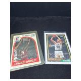 Charles Barkley and Larry Bird Basketball Trading