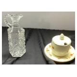 Hall Superior Quality Creamer and Saucer Set with