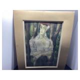 Catherine Barnes Art, New York Sketch, Backside Dr